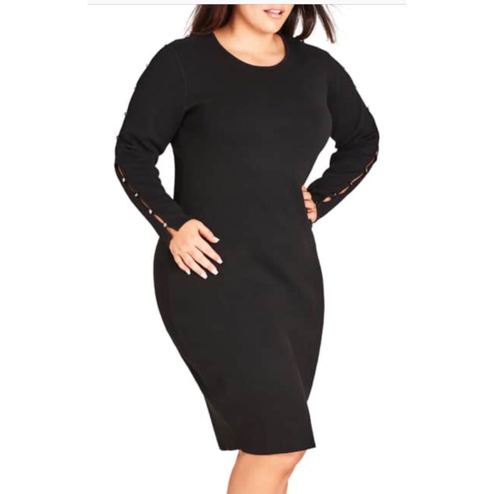 CITY CHIC STUD LOVE DRESS ❤️IN STORES❤️